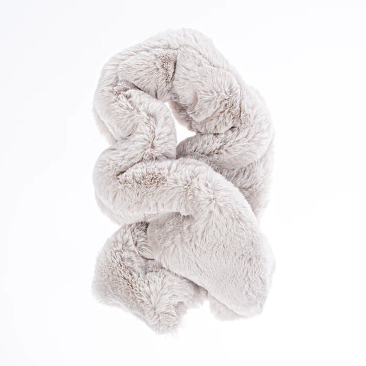 Helen Moore Mist Faux Fur Ruffle Scarf