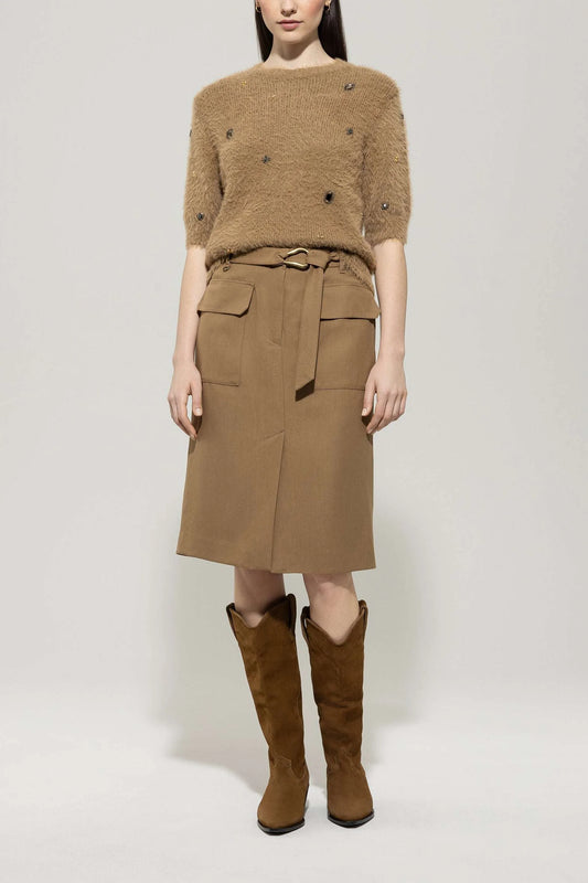 Luisa Cerano gemstone sweater 128670