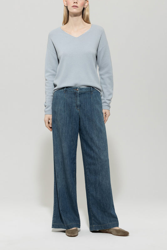 Luisa Cerano long sleeve cashmere sweater 128689