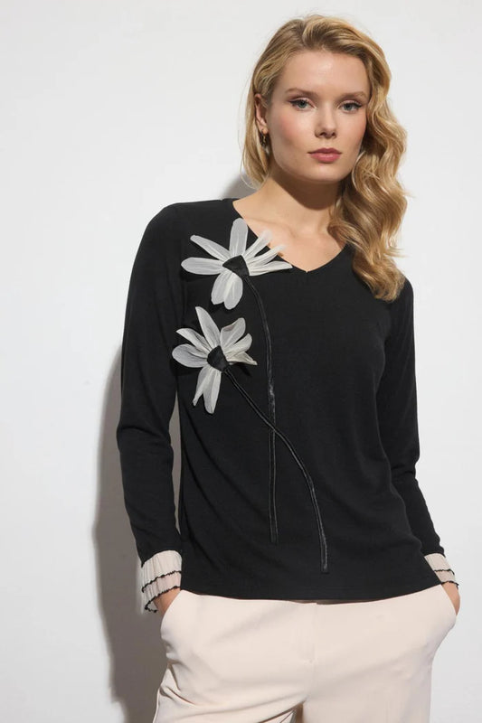 Tinta & Bariloche floral detail t-shirt Belaisca