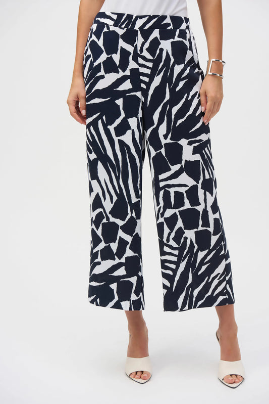 Joseph Ribkoff abstract print crop trousers 252145
