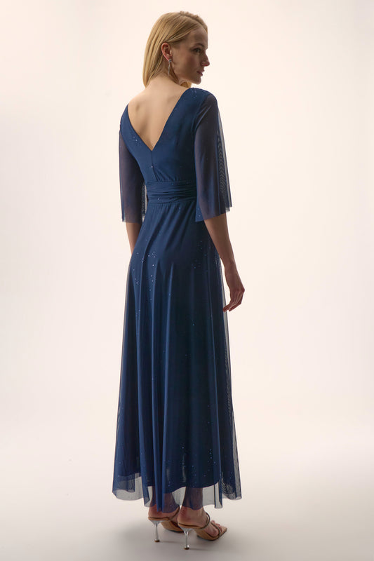 Joseph Ribkoff sparkle mesh long dress 254723