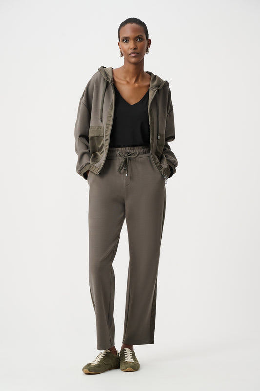 Joseph Ribkoff Avocado Scuba Jersey Straight Leg Trousers