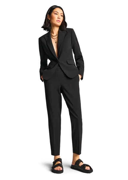 Riani Black Slim Fit Trousers 393360