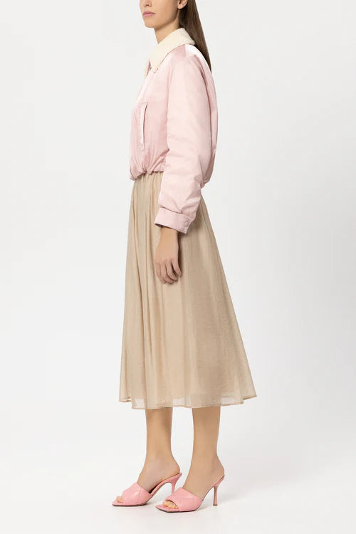 Luisa Cerano Pink Reversible Outdoor Down Jacket 438530