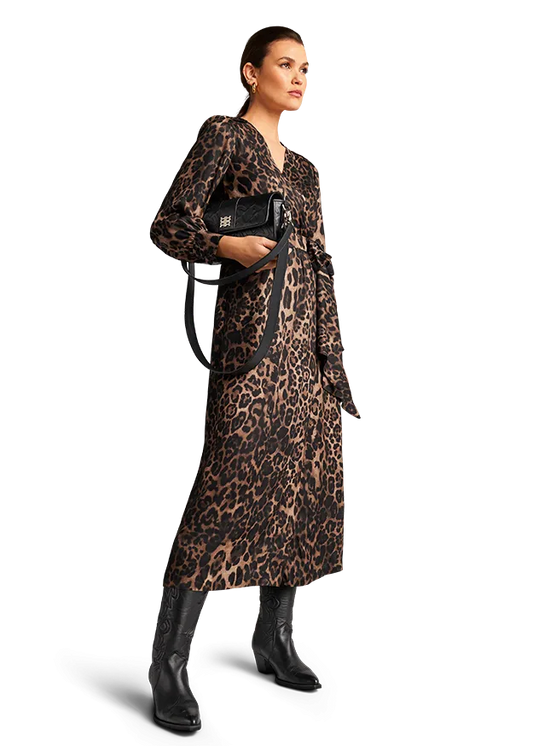 Riani ocelot printed dress 476080