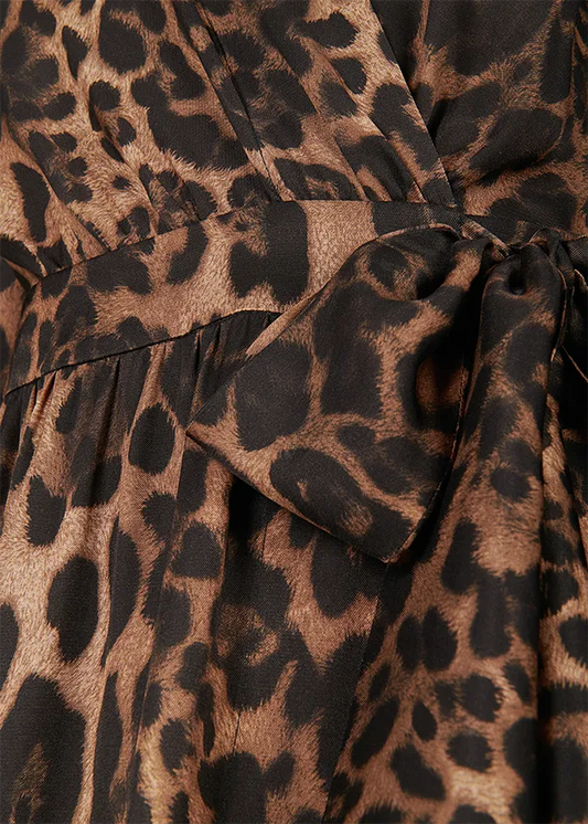 Riani ocelot printed dress 476080