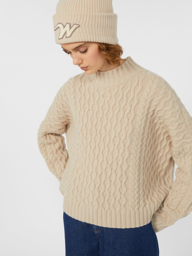Max Mara Weekend cable knit sweater Yard Jane Young