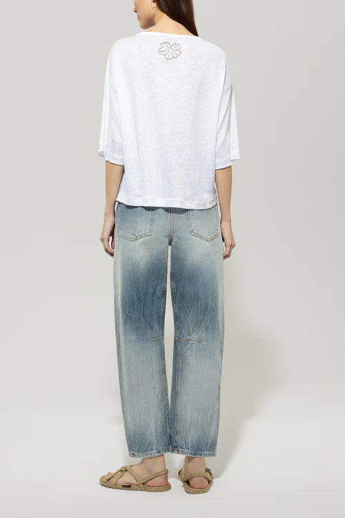 Luisa Cerano barrel leg jeans 618777