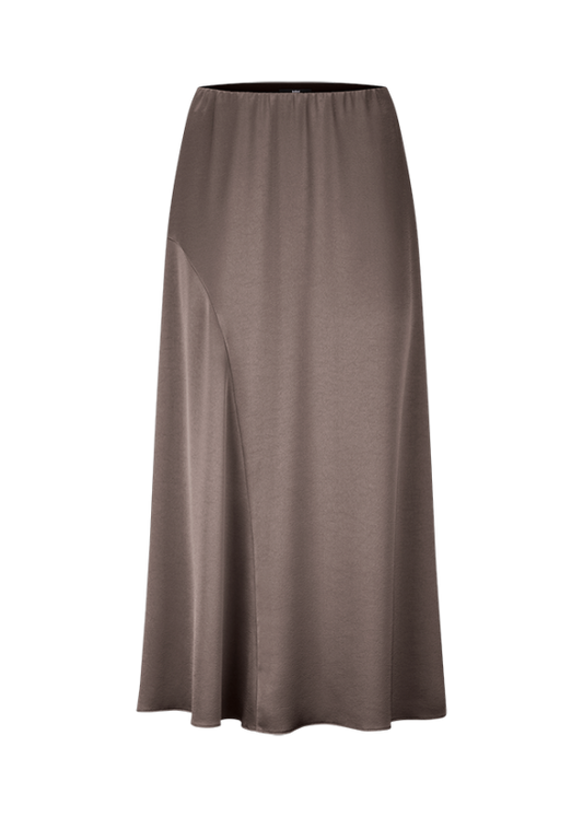 Riani Ash Satin Midi Skirt