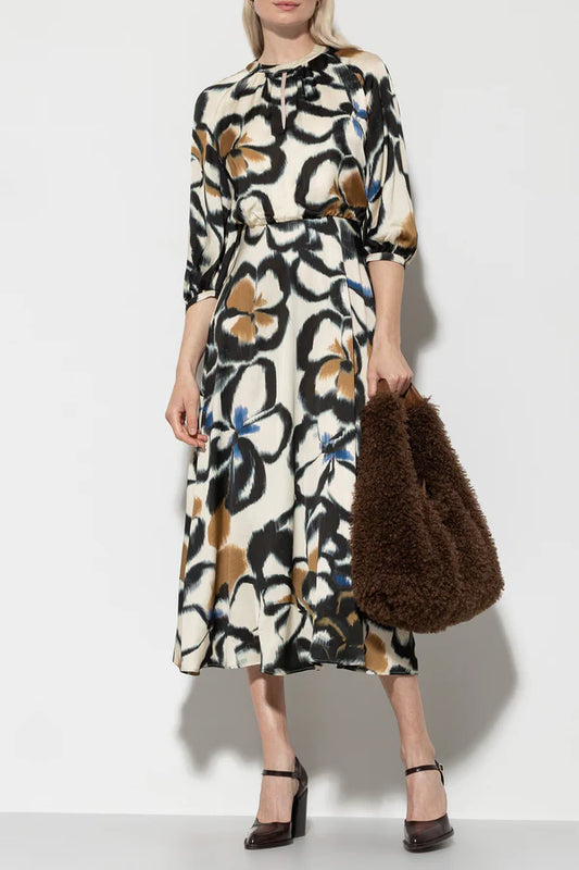 Luisa Cerano flower print dress 708520