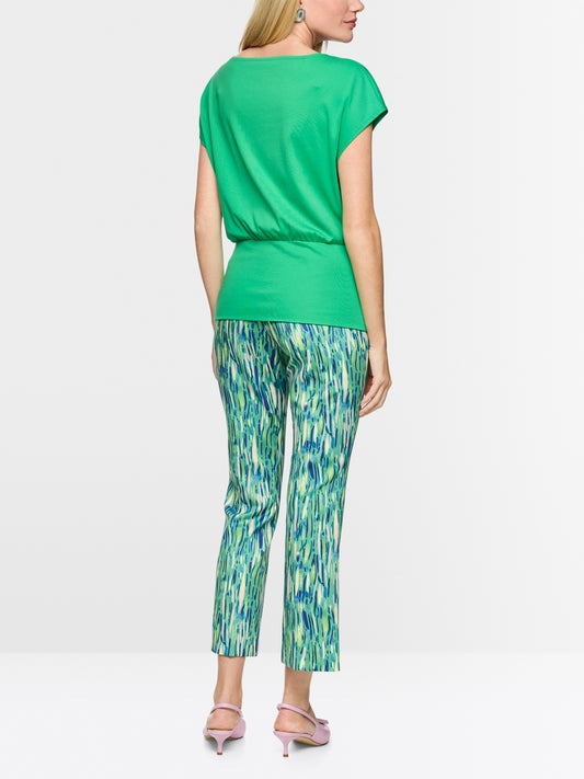 Marc Cain Jade Cap Sleeve T-Shirt with Wide Fitted Hem AC48.19 J14