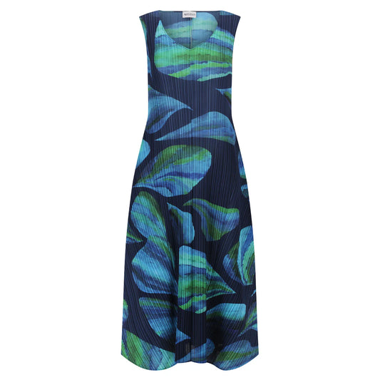 Alquema Emerald Sleeveless Long Estrella Dress