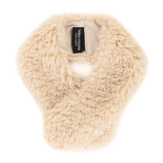 Helen Moore Cream Faux Fur Vintage Collar