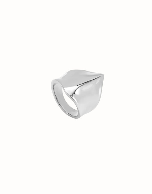 Uno de 50 Silver Ring with the Shape of a Manta Ray ANI0812