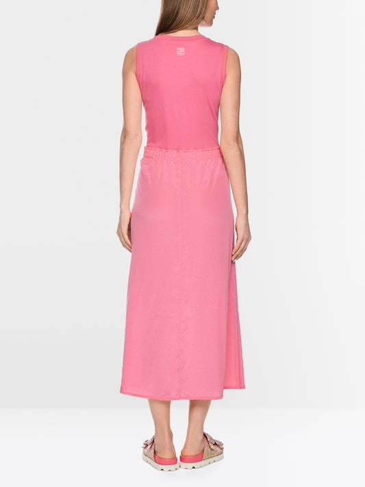 Marc Cain Sports Pink Sleeveless Midi Dress with Drawstring AS21.28 J67