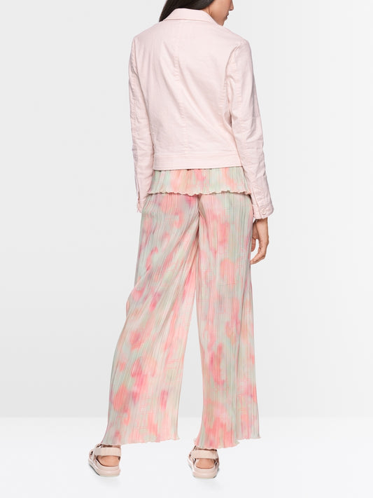 Marc Cain Sports Rose Pink Denim-Style Blazer AS34.14 W30