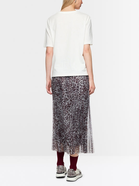 Marc Cain Sports Off-White Cherry Print Crew Neck T-Shirt AS48.21 J27