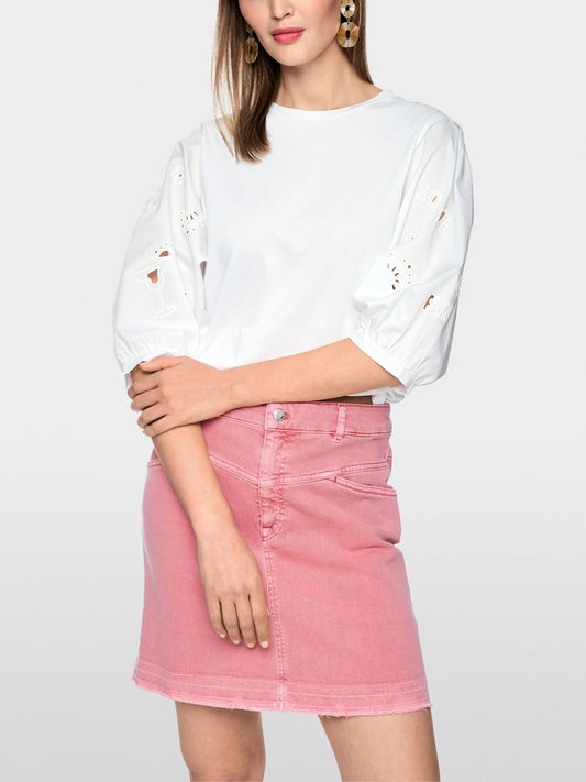 Marc Cain Sports 3/4 Balloon Sleeve Top AS48.63 J84