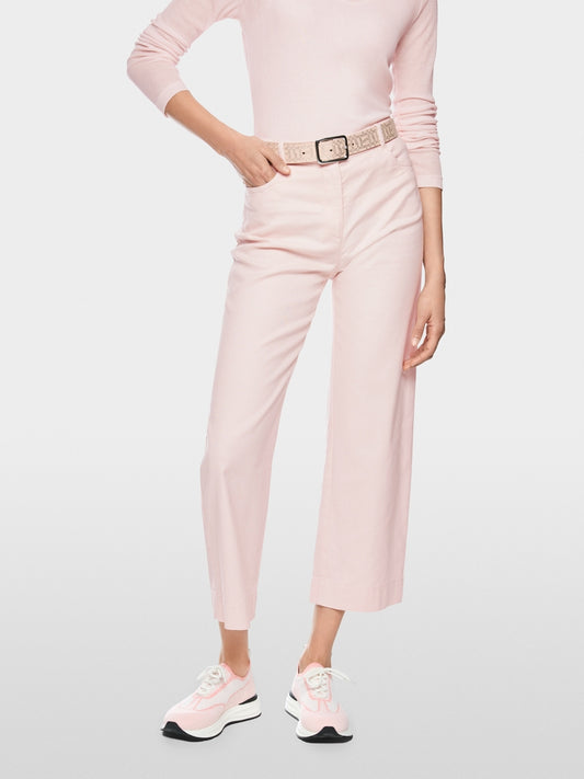 Marc Cain Sports Rose Pink Wide Leg Cropped Jeans AS81.41 W30