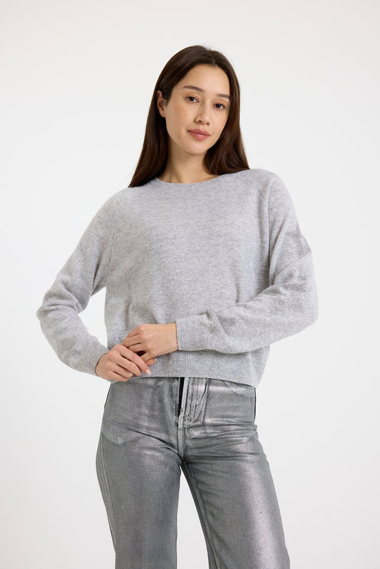 Brodie star dust sleeve sweater B024
