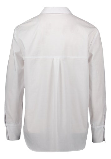 Betty Barclay white long sleeve shirt with rhinestone patch pocket 8932 9555