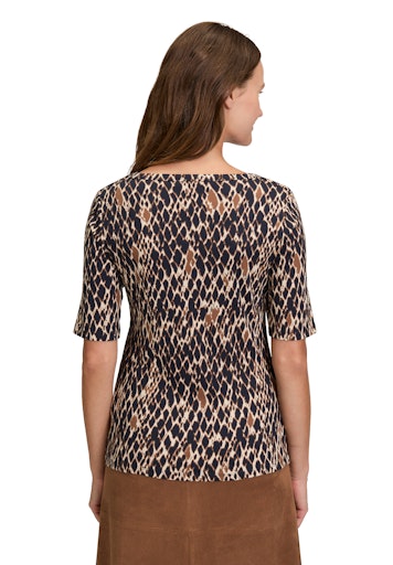 Betty Barclay fitted animal print top 2566 1431