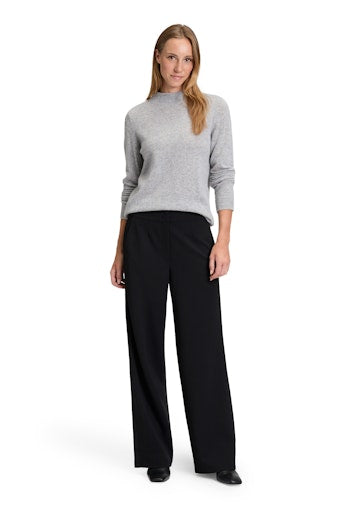 Betty Barclay Black Trousers with High Waist in a Relaxed Fit 6086 2420