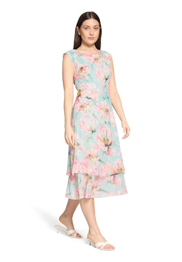 Betty Barclay Mint Floral Print Figure Skimming Midi Dress 18431844