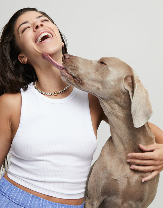 Uno de 50 Silver Beaded Short Necklace with Larger Central Bead COL1995