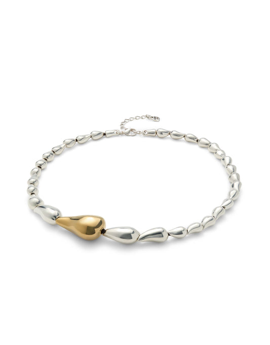 Uno de 50 Silver Necklace with Linked Drops