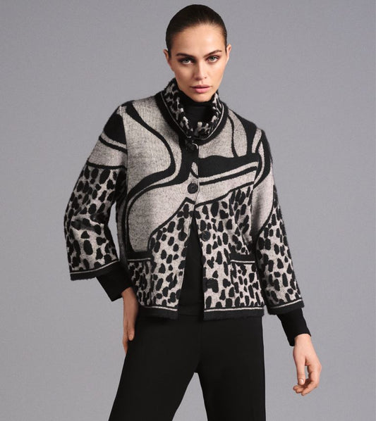 Faber patterned cardigan 24902