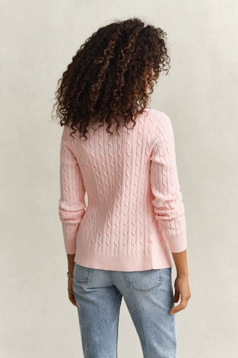 Gant Apricot Cable Knit Long Sleeve Cardigan 4800103