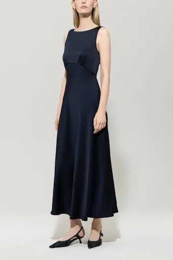 Luisa Cerano satin maxi dress 728602
