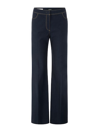 Marc Cain Faid Navy High Waisted Wide Leg Jeans AC81.03 W05