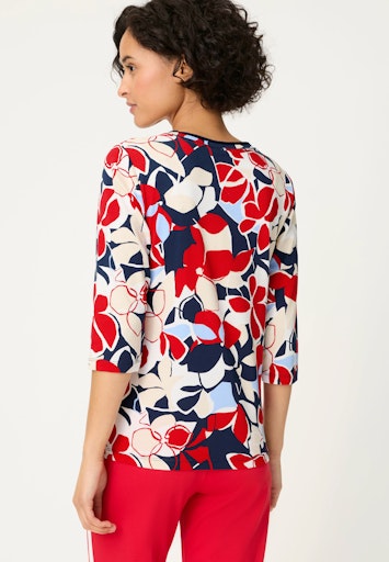 Olsen Red Print T-Shirt
