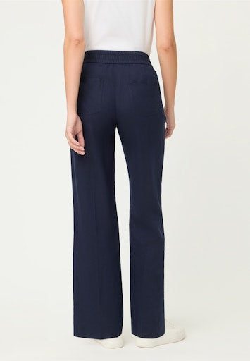 Cotton-Linen Blend with Elastic Waistband