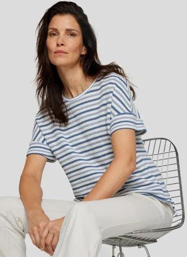 Rabe short sleeve knitted top 54 213352