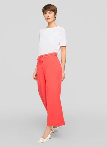 Rabe Coral Wide Leg Crop Trousers