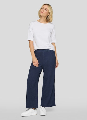 Rabe Pacific Blue Wide-Leg 7/8 Trousers