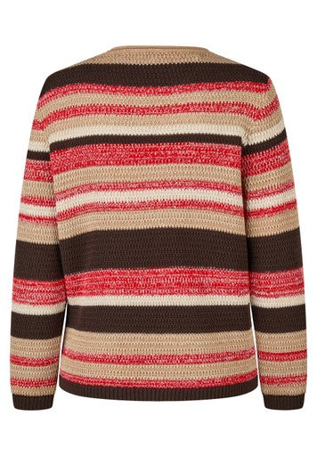 Rabe Chilli Stripe Cotton Mix Crew Neck Sweater