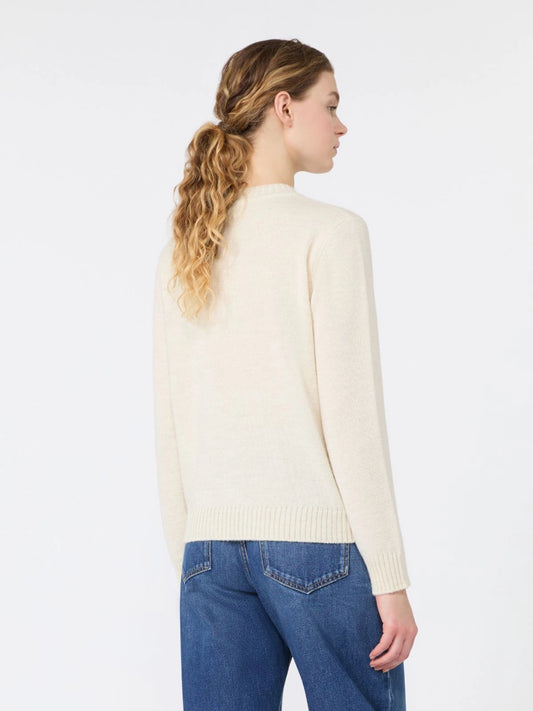 Max Mara Weekend Ice Anchor Motif Alpaca and Wool-Blend Sweater