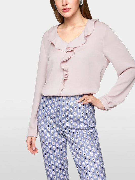 Marc Cain ruffled blouse ZC51.08 W39