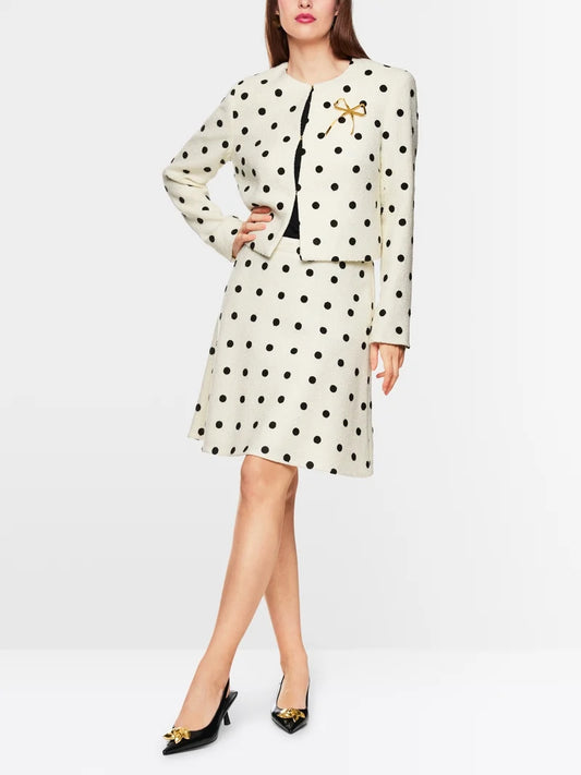 Marc Cain Glam polka dot jacket ZG31.02 W08