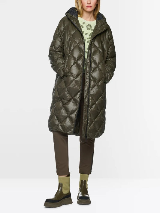 Marc Cain Sport Quilted Coat ZS11.05 w20-OLIVE