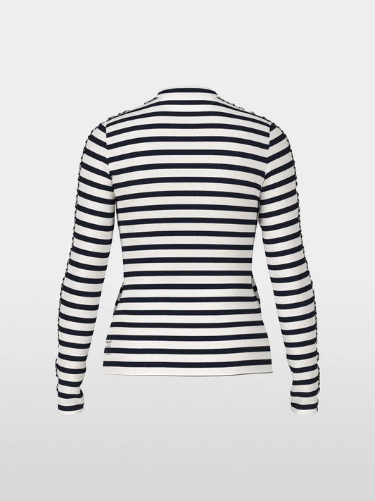 Marc Cain Sport Maritime striped T-shirt ZS48.13 j37-NAVY