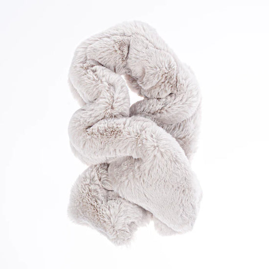 Helen Moore Mist Faux Fur Ruffle Scarf