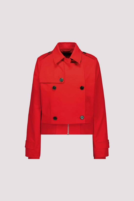 Monari Chilli Red Short Trench Coat 410321