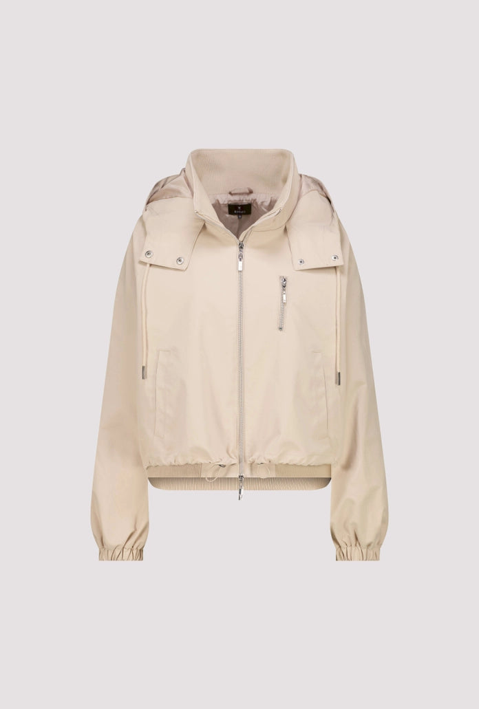 Monari Sand Oversized Jacket with Hood 410365