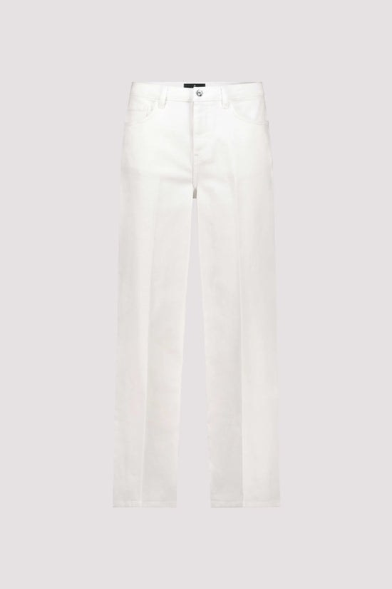 Monari Off-White Wide Leg Palazzo Jeans 410335